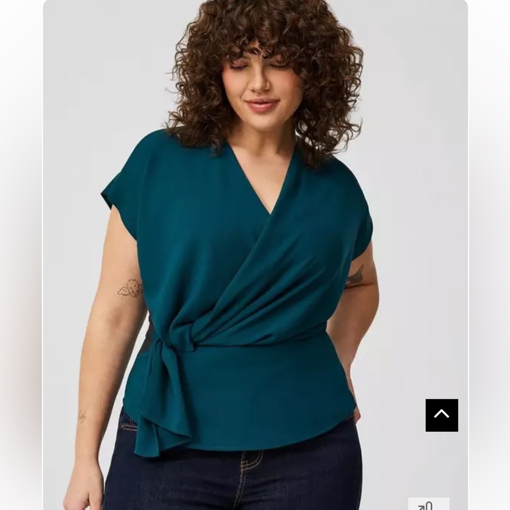 Torrid Surplice Twist-Front Top